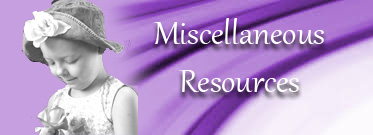 Miscellaneous Resources